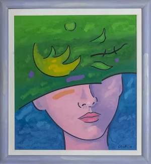 Senza Titolo, 2003, acrilico su compensato, 73x67 cm