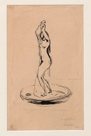 Arturo MARTINI, Senza Titolo, 1907, 20x12cm