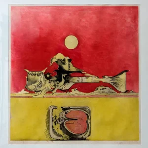 Graham SUTHERLAND, Senza Titolo, litografia, 70x65cm
